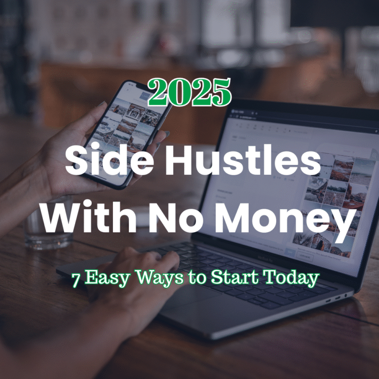 side hustles with no money